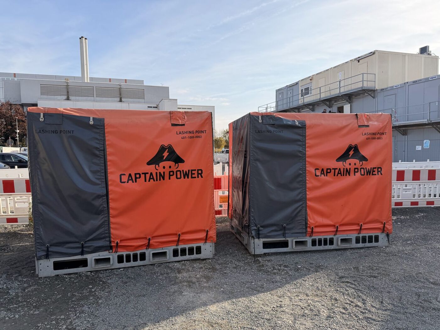 Resistive load banks deployed on site for UPS and generator load testing
